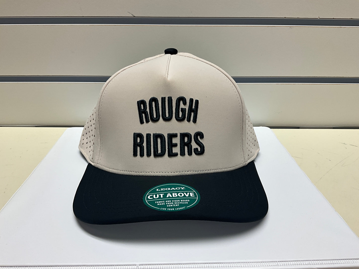 Stone/Black Hat with Rough Riders in Black