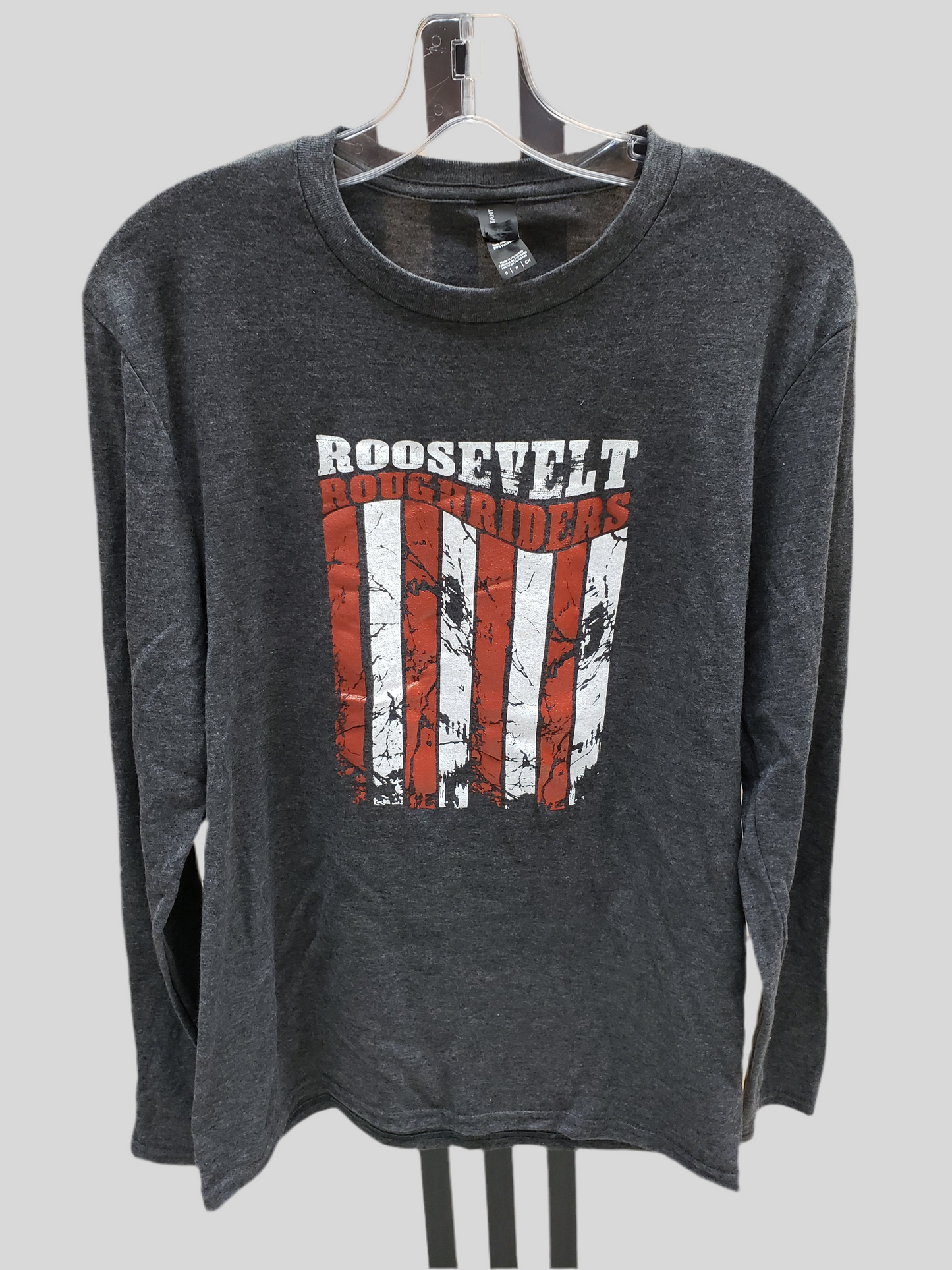 T-Shirt RR Flag Gray Long Sleeve