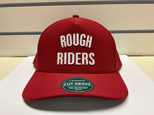 Cardinal Hat with White Rough Riders