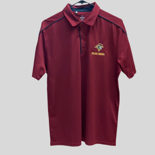 Mens Tech Polo UA Cardinal/Black