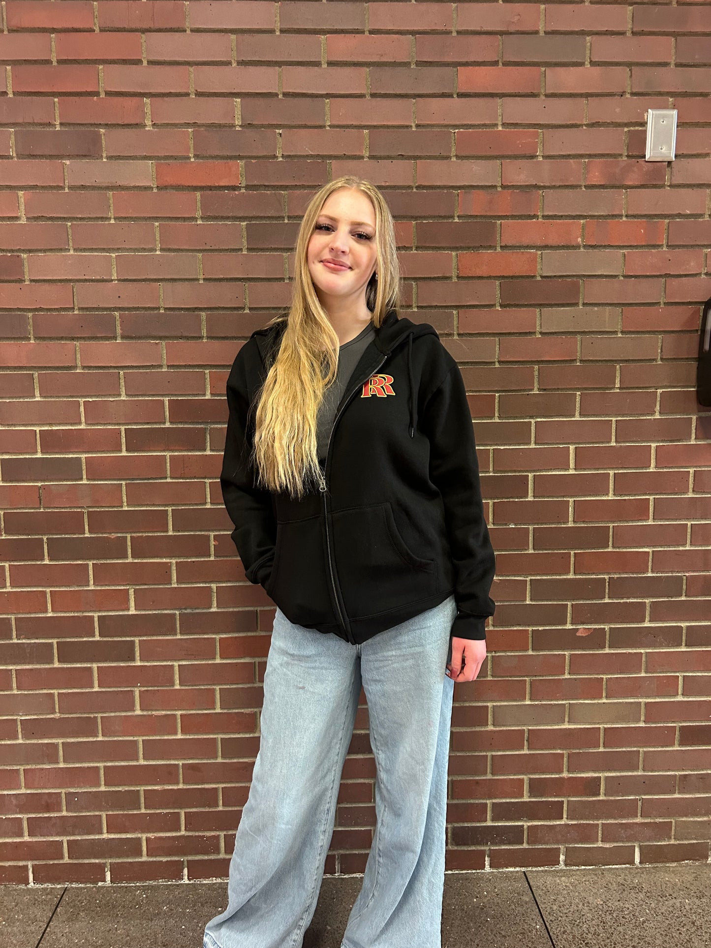 Black full Zip-up