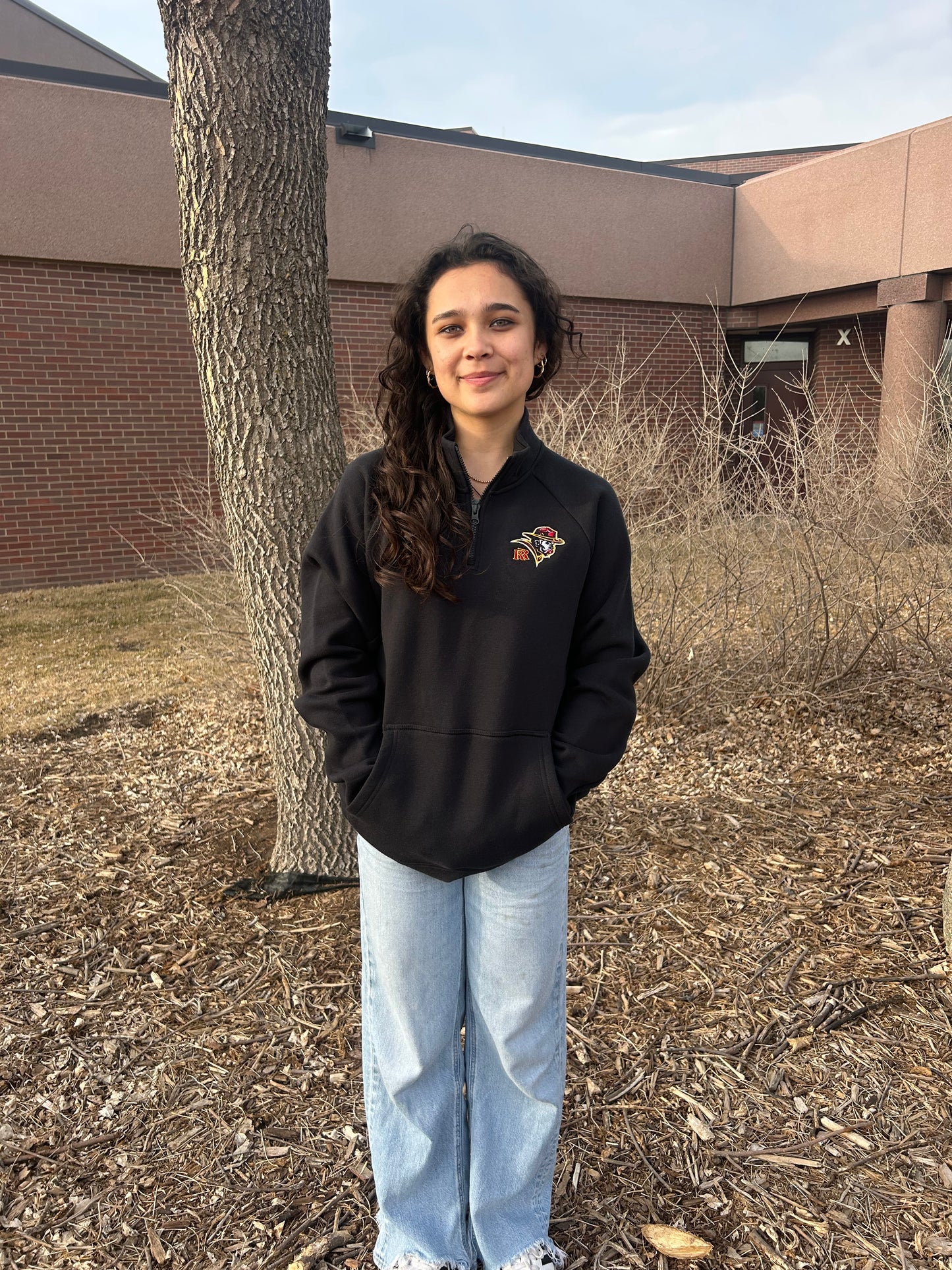 Sweatshirt - Nike 3/4 Zip Club Fleece