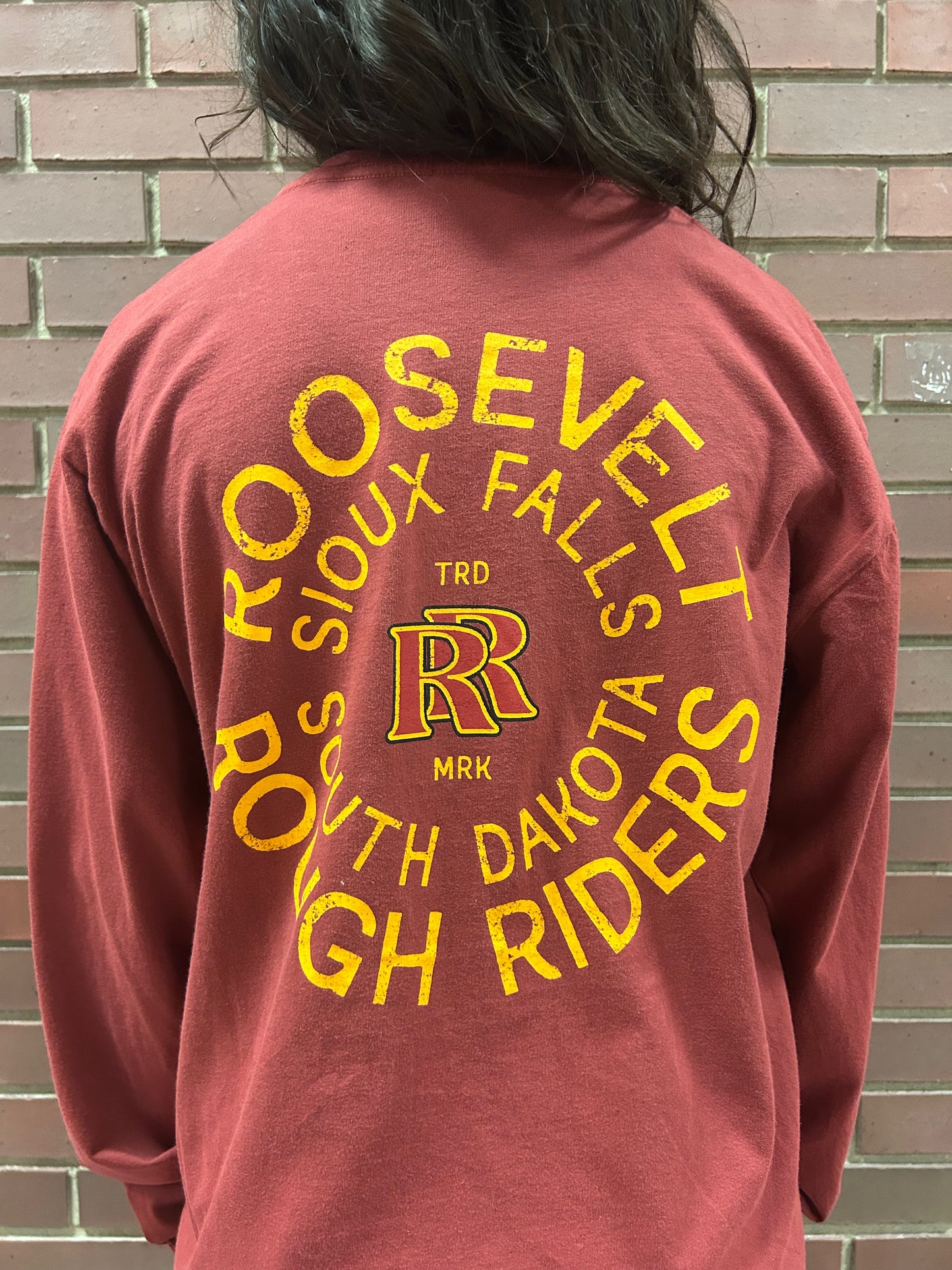 Long sleeve Oxblood RR Logo