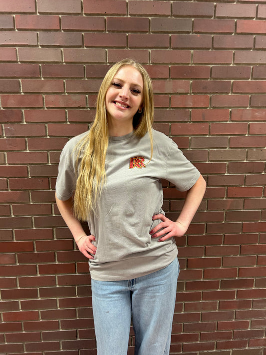 Light gray short T-shirt