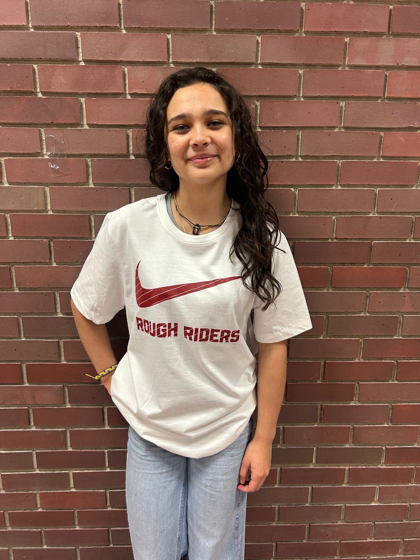 White Nike Swoop T-Shirt