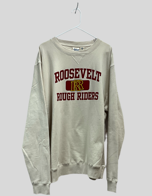 Sweatshirt- Crew RR-Cappuccino