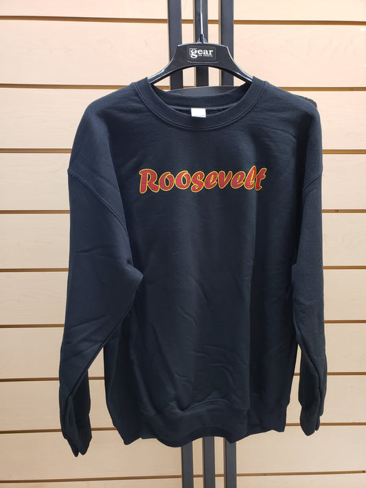 Sweatshirt-Crewneck Roosevelt-Black